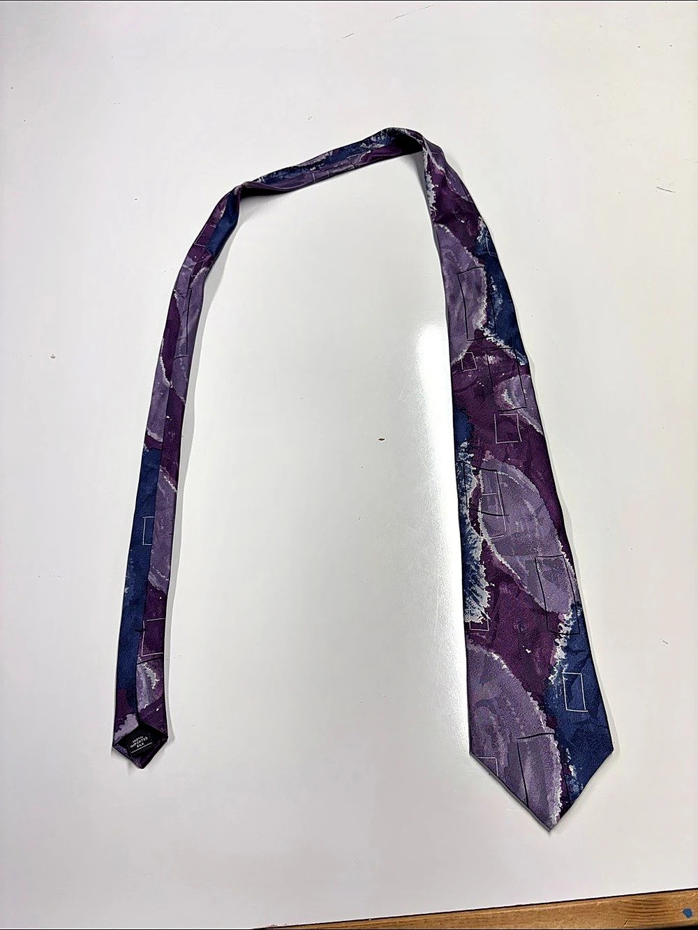 Arrow Abstract Purple & Blue Tie